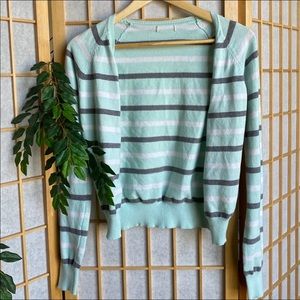 ⭐️SOLD - STRIPED SOFT CARDIGAN